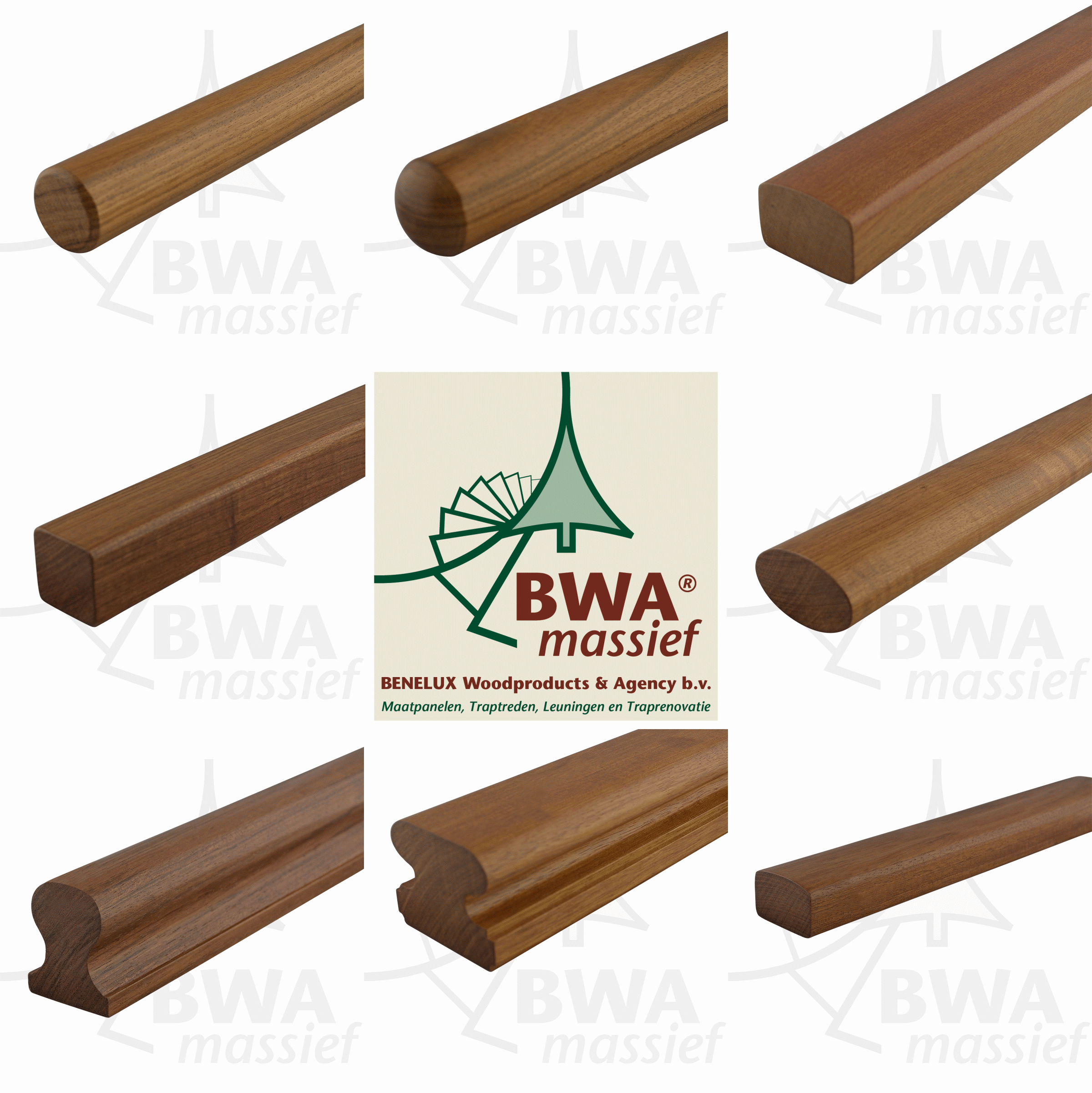 Jatoba trapleuningen
