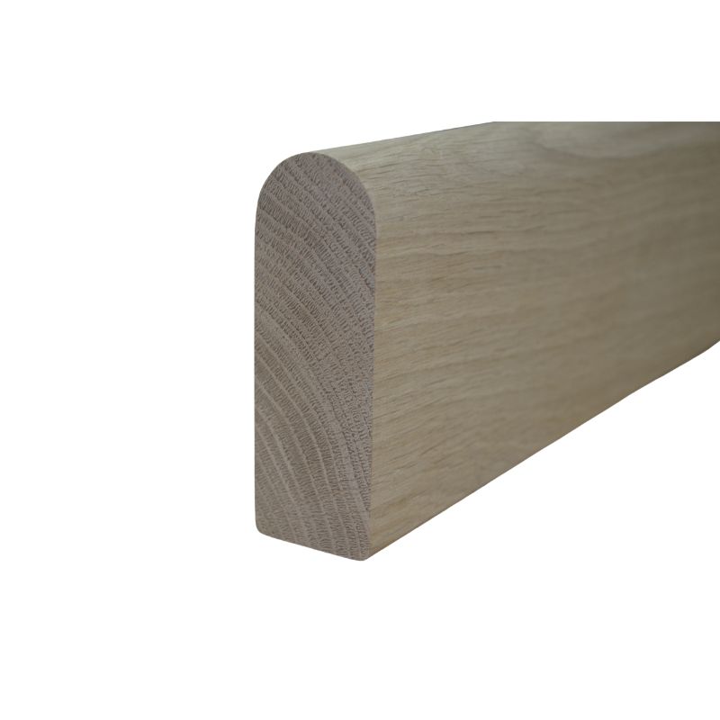 BWA Massief eiken houten moderne trapleuning 40x115 mm profiel 2R5-1R20
