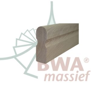 Eiken Leuning Jaren 30 - 40 x 115 mm