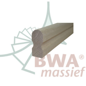 Eiken Leuning Jaren 30 - 40 x 90 mm