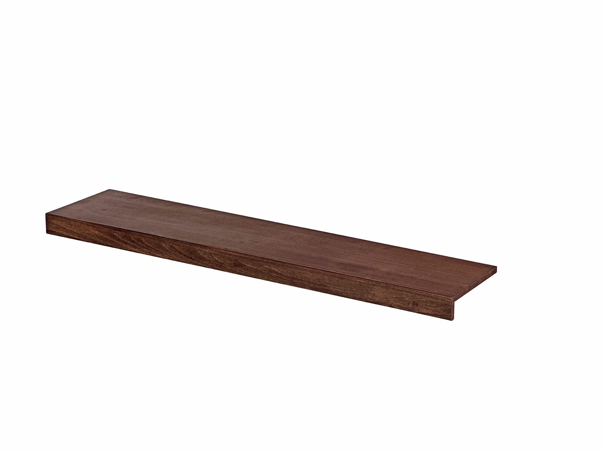 BWA massief beukenhouten overzet traptrede Chocolate geolied